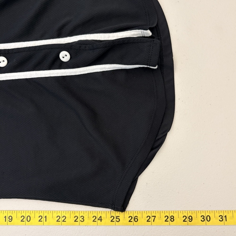Pikachu Pokemon Women Small #025 Jersey Black Baseball Shirt Double Sided‎ Y2K - Picture 8 of 9